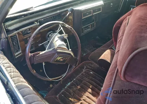 1989 Cadillac Brougham z USA, uszkodzony, nr VIN 1G6DW51Y7KR702271